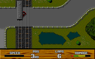 Super Cars II atari screenshot
