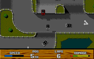 Super Cars II atari screenshot
