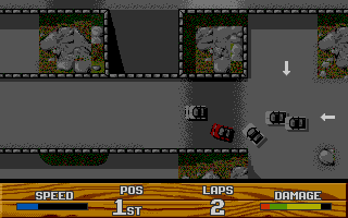 Super Cars II atari screenshot