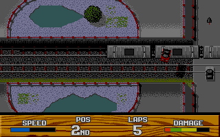 Super Cars II atari screenshot