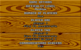 Super Cars II atari screenshot