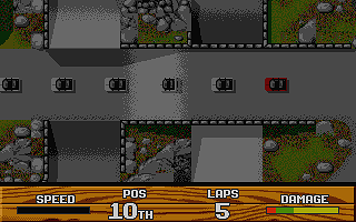 Super Cars II atari screenshot