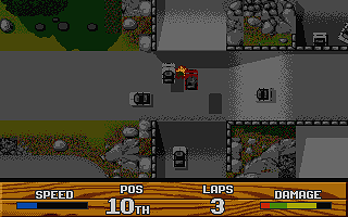 Super Cars II atari screenshot