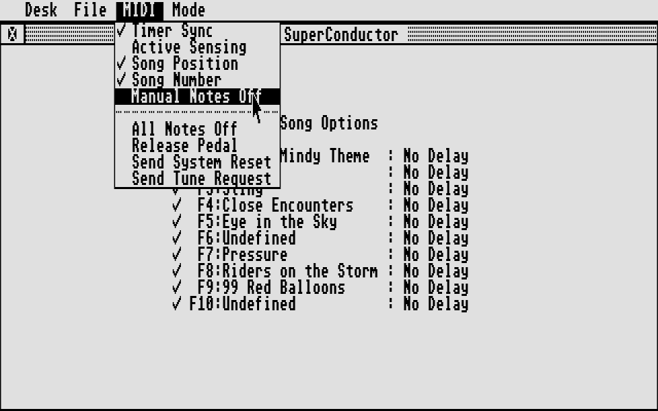 Super Conductor atari screenshot