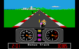 Super Cycle atari screenshot