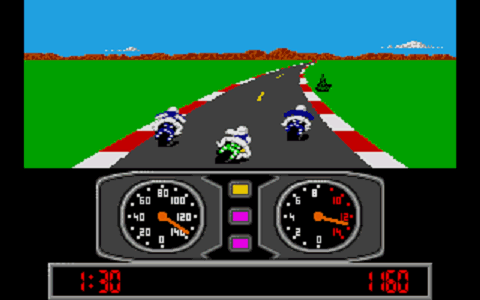 Super Cycle atari screenshot