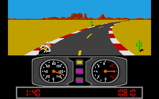 Super Cycle atari screenshot