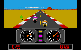 Super Cycle atari screenshot