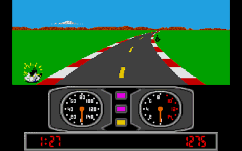 Super Cycle atari screenshot