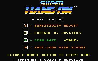 Super Hang-on atari screenshot