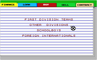 Superleague Soccer atari screenshot