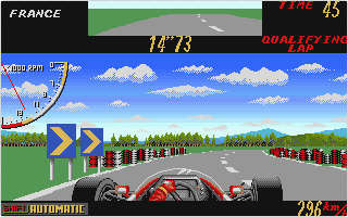 Super Monaco GP atari screenshot