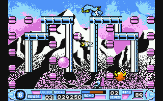 Super Seymour Saves the Planet atari screenshot