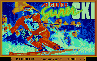 Eddie Edwards Super Ski atari screenshot