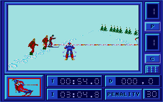 Eddie Edwards Super Ski atari screenshot