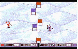 Super Ski II atari screenshot