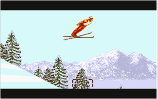Super Ski II atari screenshot