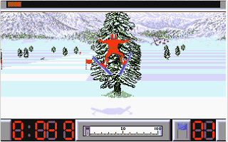 Super Ski II atari screenshot