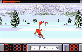 Super Ski II atari screenshot