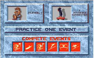 Super Ski II atari screenshot