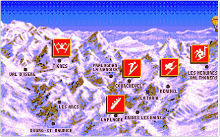 Super Ski II atari screenshot