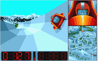 Super Ski II atari screenshot