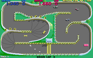 Super Sprint atari screenshot