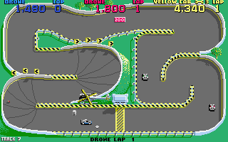 Super Sprint atari screenshot