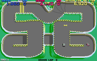 Super Sprint atari screenshot