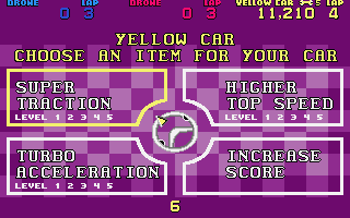 Super Sprint atari screenshot