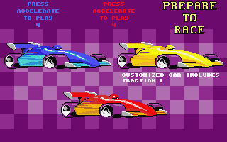 Super Sprint atari screenshot