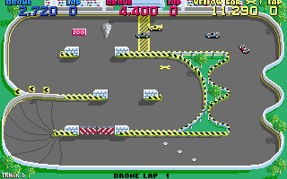 Super Sprint atari screenshot