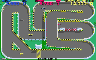 Super Sprint atari screenshot