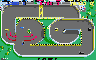 Super Sprint atari screenshot