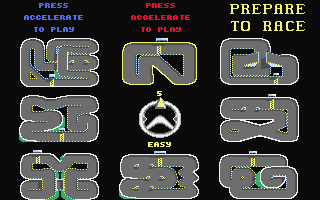 Super Sprint atari screenshot