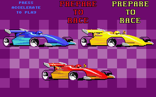 Super Sprint atari screenshot