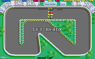 Super Sprint atari screenshot