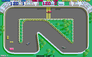 Super Sprint atari screenshot