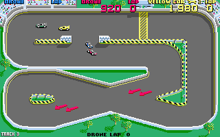 Super Sprint atari screenshot