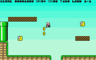 Super Stario Land atari screenshot