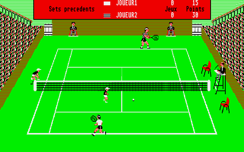Super Tennis atari screenshot
