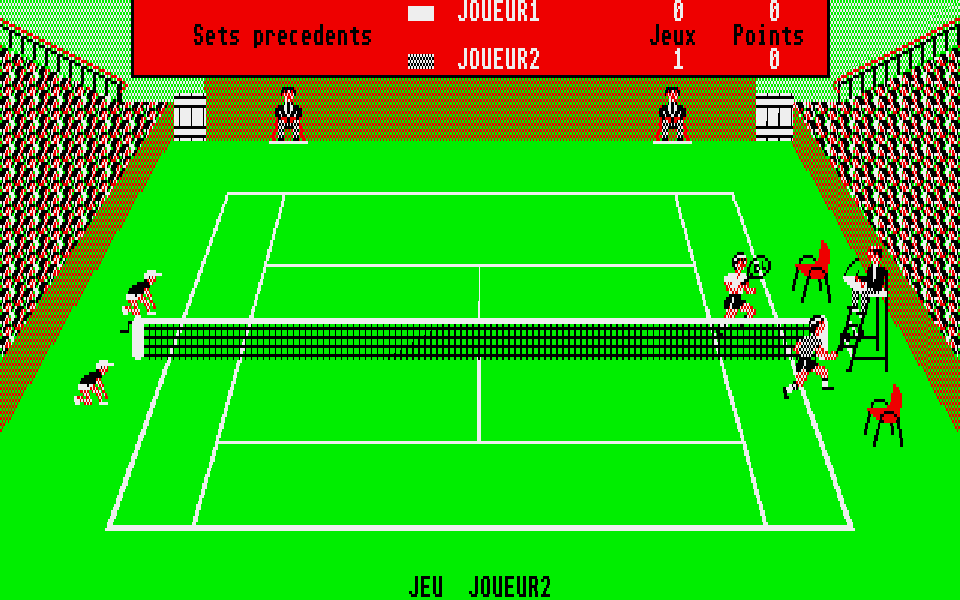 Super Tennis atari screenshot