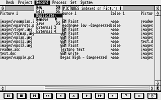 Superbase Personal atari screenshot