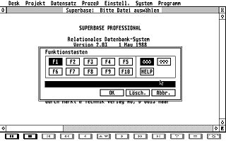 Superbase Professional atari screenshot