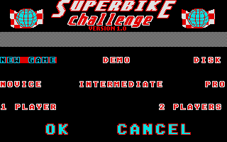 Superbike Challenge atari screenshot