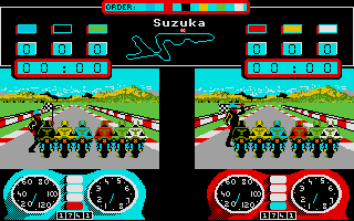 Superbike Challenge atari screenshot