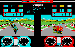 Superbike Challenge atari screenshot