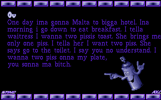 Supreme Demo atari screenshot
