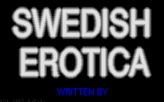 Swedish Erotica atari screenshot
