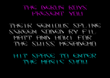 Swiss Megademo atari screenshot